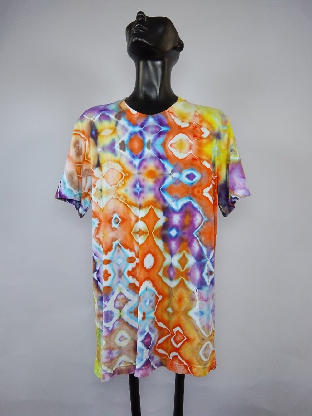 Medium Unisex Bella-Canvas 3001C “Glitch” Ice Dyed T-Shirt